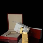 ST Dupont Vintage Gas Lighter Gatsby Gold Plated - Working #EB001