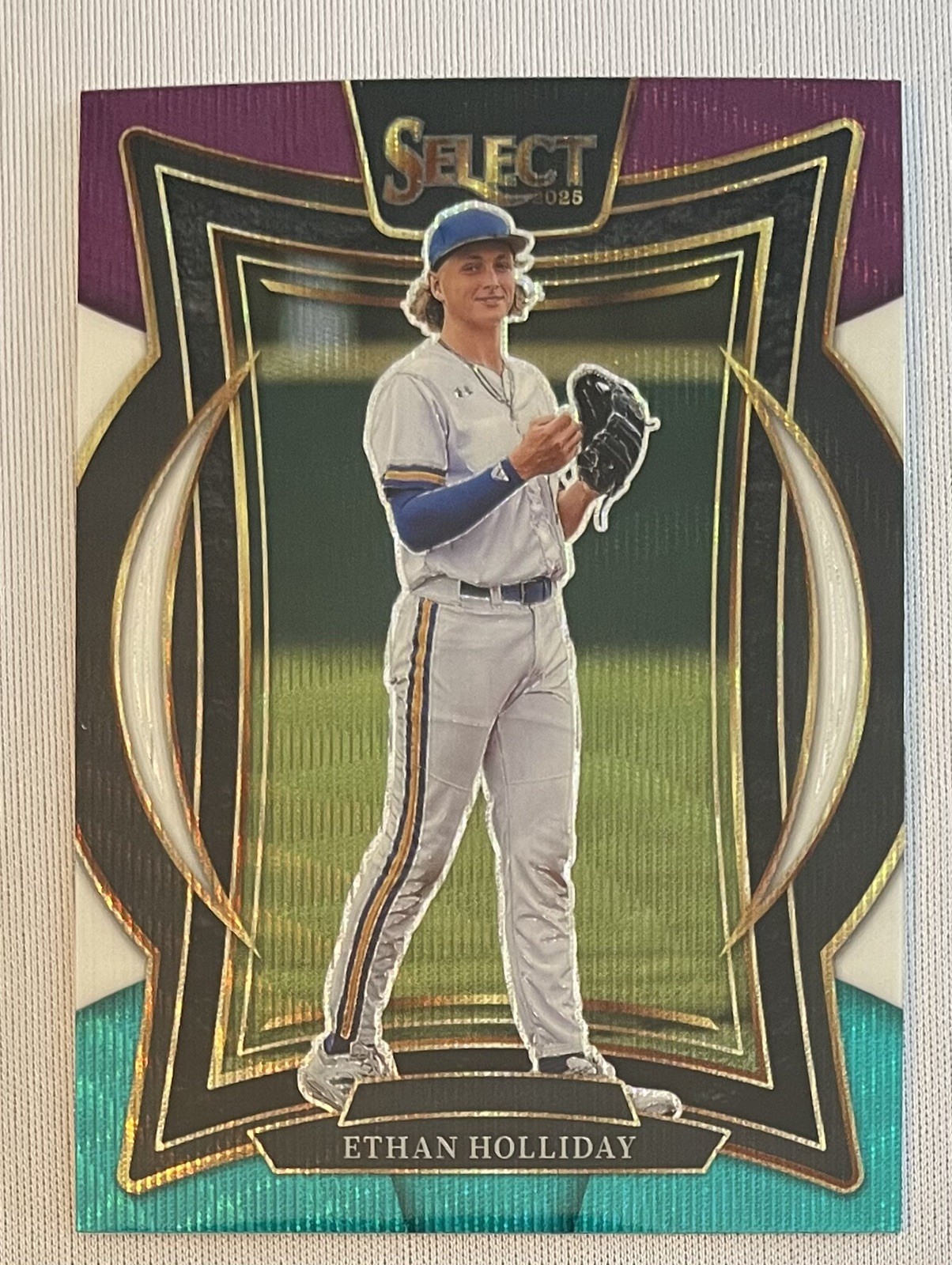 2025 Panini Select Ethan Holliday Tri-Color Prizm