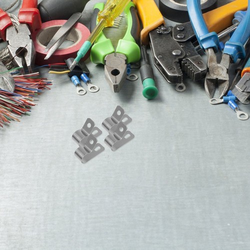 20Pcs Cable Management Stainless Steel Wire Clamp Cord Organizer Clip - Afbeelding 12 van 12