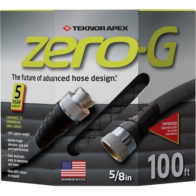Teknor Apex Zero-G 5/8in 100ft Premium Kink Free Woven Garden Hose FASTSHIP