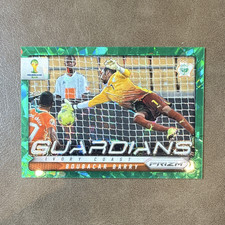 2014 Panini Prizm World Cup Guardians Green Crystal - Boubacar  Barry /25