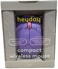 Compact Wireless Mouse - heyday Purple/Pink New Bluetooth enabled