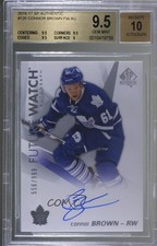 2016 SP Authentic Future Watch /999 Connor Brown #120 BGS 9.5 GEM MINT Auto 2d8