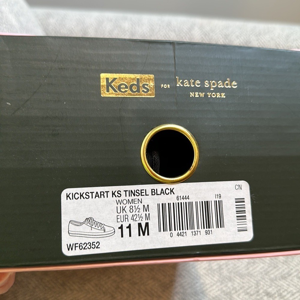 KATE SPADE NY FOR KEDS KICKSTART TINSEL SNEAKERS NEW IN BOX SZ 11M thumbnail 6