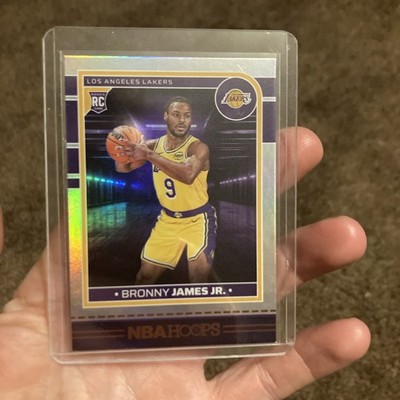 2024-25 NBA Hoops Bronny James Jr. RC Red Trim Foil TRUE Impulse #280 Lakers