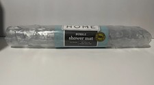 Complete Home Bubble Shower Mat 13.8in X 26in, Non-Slip, Clear, NEW And SEALED