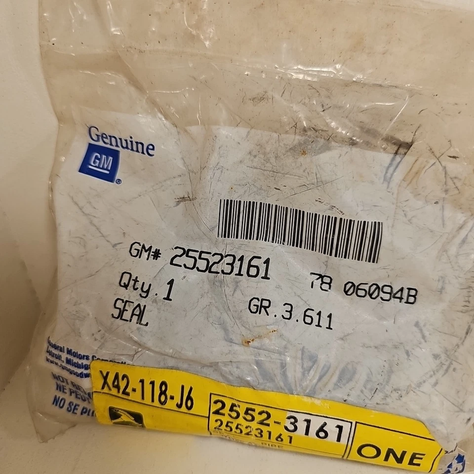 Лот из 2 новых из старых запасов уплотнений прокладки выхлопной трубы GM 25523161 86-93 3,3 л 3,8 л V-6 Buick Olds - Изображение 2 из 4