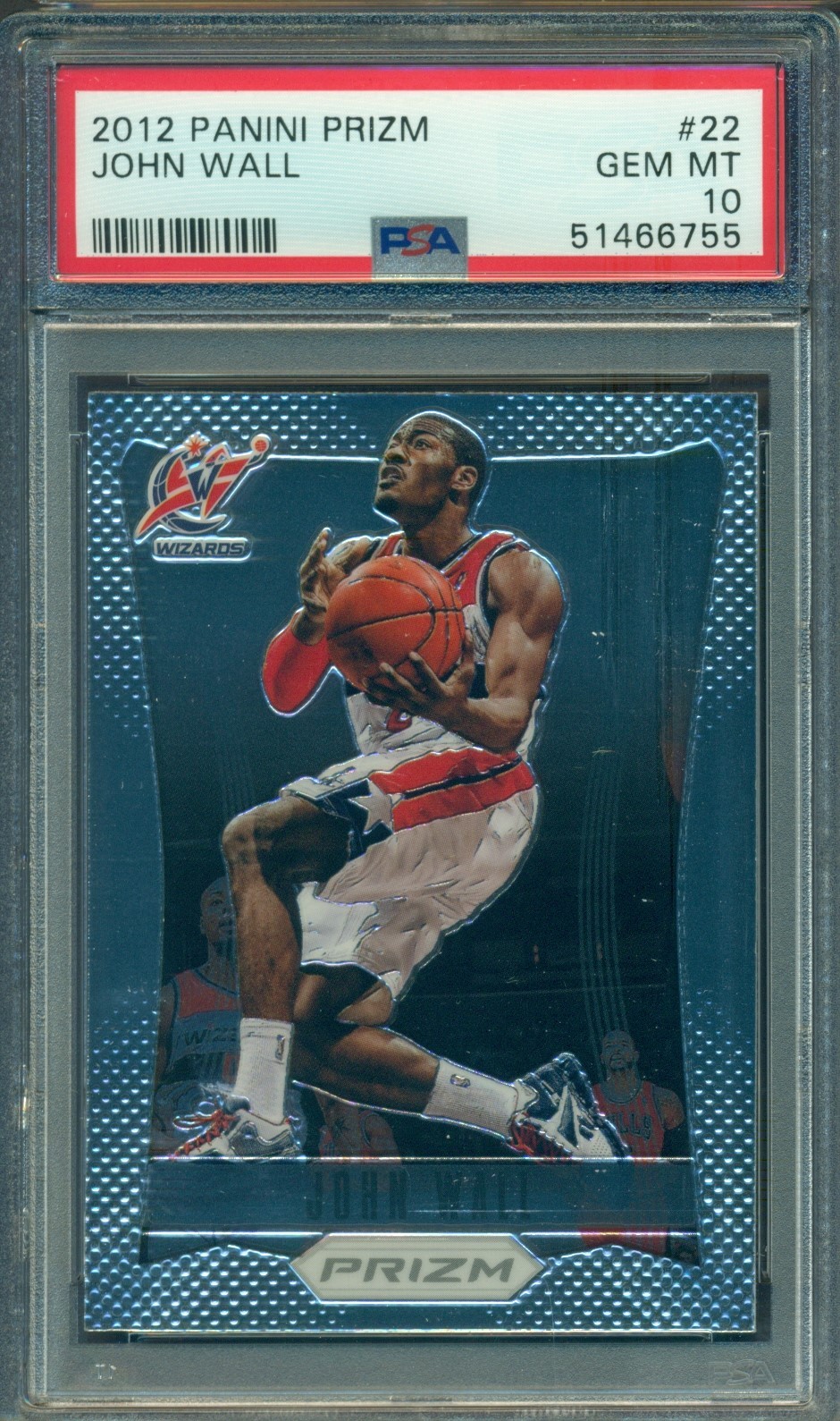 2012 PANINI PRIZM JOHN WALL #22 PSA 10
