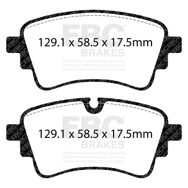 Bremsbelagsatz BremsklöTze FüR Audi A4 Avant 8W5 B9 Q3 F3B Q7 4MB 4MG-image