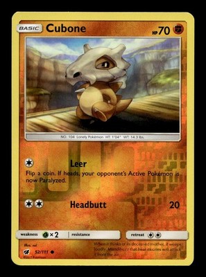 Cubone Marowak Pokemon Card! Rare Holo/Reverse Holo GX EX Choose Your Cards!