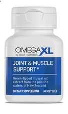 OmegaXL Joint Support Supplement for Relief Natural Muscle Support 60 Softgels