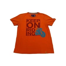 NWOT BMW Motorrad T-shirt Keep On Riding size XL Orange Motorcycle