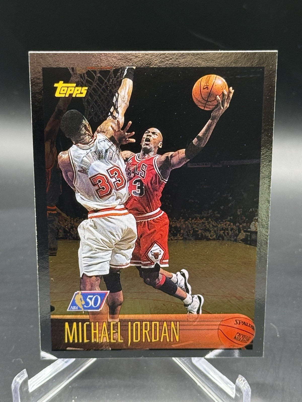 1996 Topps Michael Jordan #139 Chicago Bulls NBA 50 Short Print SP - Sharp!!!