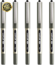 Eye Fine Black 0.7 Mm Line Ub-157 Rollerball Pen - Black, Pack of 5