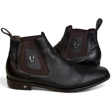 Vestigium Men's Dark Brown Chelsea Boots - Size 9 EE - Very Nice Condition