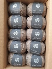 Lana Grossa Cool Wool Cashmere / Farbe 006 Taupe / 500 Gramm / neu / Wolle