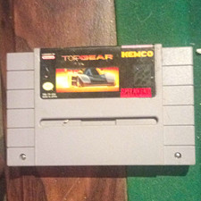 Kemco Top Gear Racing Car Racing Game Cartridge for Nintendo SNES - Top Gear