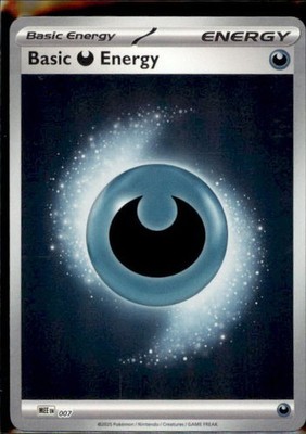Basic Darkness Energy Reverse Holofoil Common MEE: Mega Evolution Energies 7 NM