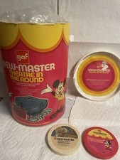 VTG 1970s GAF View-Master Theatre In The Round  Disney Favorites 19 Reels