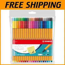 40-Piece Fineliner Point 88 Pens - Assorted Colors