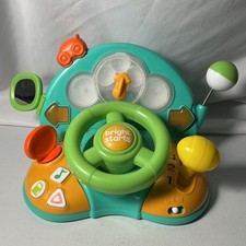Bright Starts Giggling Gourmet Activity Toy Steering Wheel Lights Sounds Music