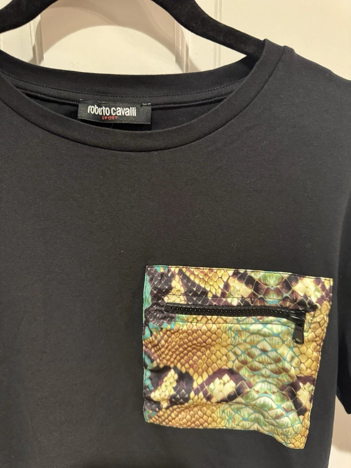 Camisa deportiva pequeña Roberto Cavalli para hombre Foto 2 de 4