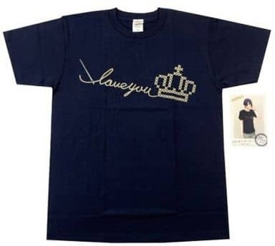 Uta no Prince-sama Masato Hijirikawa Produce T-Shirt Navy M Photo Card 38-40in