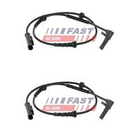 2X Fast ABS-SENSOR Raddrehzal Vorne Passend FüR Abarth Grande Punto Alfa Romeo B