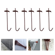 6 Pcs Greenhouse Tie down Anchor Ground Securing Pegs Stake Shed