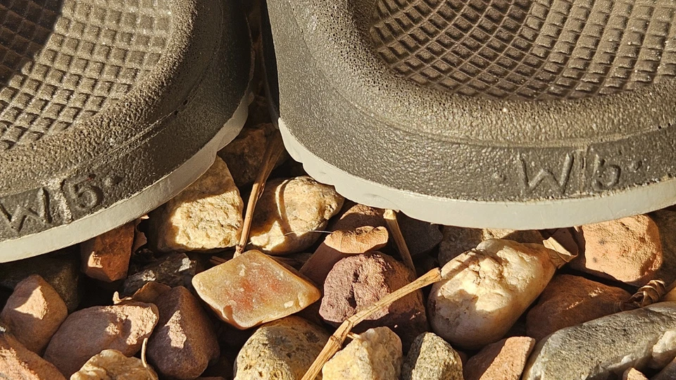 Sandálias femininas Chaco tamanho 8 marrom laranja tecido tiras natureza ao ar livre caminhada marrom - Imagem 4 de 4