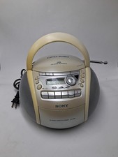 Sony CFD-E90 CD/Radio/Cassette Boombox Tested Works