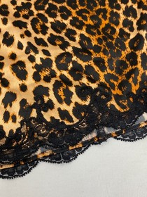 Agent Provocateur Molly Leopard Silk Slip UK12 Large