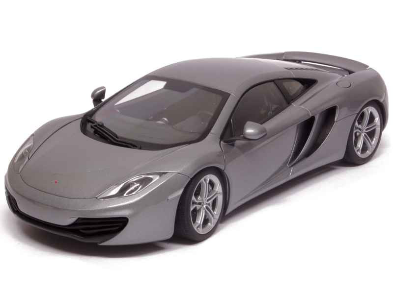 AUTOart 1/18 McLaren Mp4-12c Gt3 Silver 76007 Diecast Model AUTOart 1/18 McLaren Mp4-12c Gt3 Silver 76007 Diecast Model