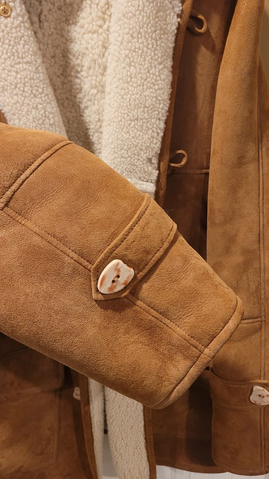 Abrigo de piel de oveja Overland para hombre talla 44 Foto 3 de 4