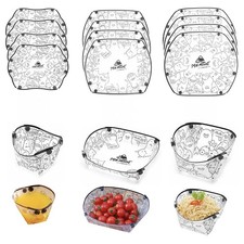 Collapsible Bowl Plate Cup Set,Portable Mess Kit,Food Material Free Folding P...