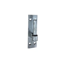 Galvanised Field Gate Hook on Plate 135mm x 38mm - 12mm Pin