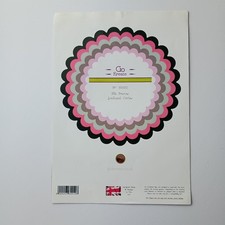 Go Kreate Large Nesting Dies XXL Frames Scalloped Circles On Magnetic Sheet Rare