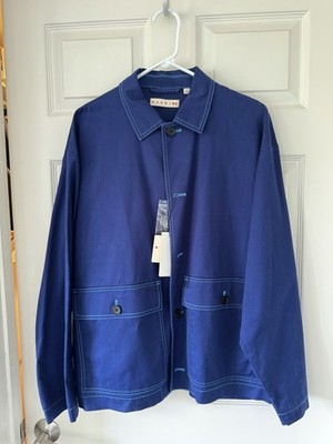 マルニ　MARNI フードコート　ブルー　イタリア製 Marni x Uniqlo Men's Oversized Utility Jacket, Blue | eBay