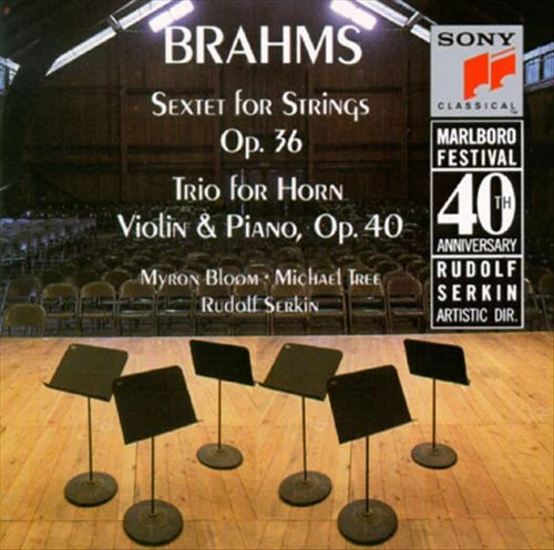 BRAHMS: SEXTET OP. 36; HORN TRIO NEW CD - Imagen 1 de 1