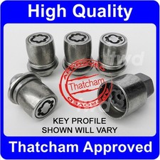 4x ALLOY WHEEL LOCKING NUTS FOR MITSUBISHI 4x4 (M12x1.5) SECURITY LUG BOLT [A0e]