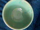 Vintage stoneware #12 green glazed mixing bowl — photo 5