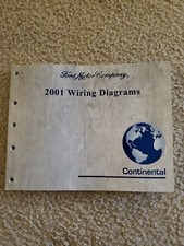 01 FORD LINCOLN CONTINENTAL service schémas de câblage électrique MANUEL 2001