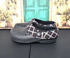 CROCS CLOGS UNISEX W/ FABRIC INSIDE AND OUTSIDE Men's 9 Women's 11