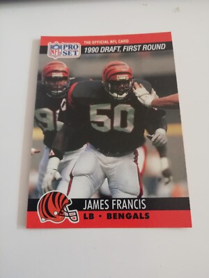 James Francis Cincinnati Bengals Pick your Card NFL Trading Card