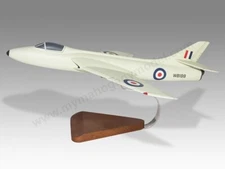 Hawker Hunter GA.11 RAF Desk Wood Airplane New Model Small Scale 1/48