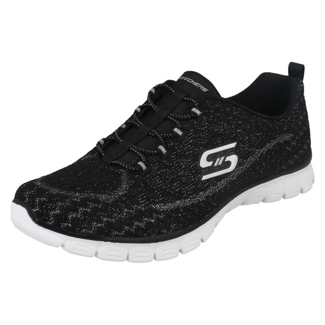 skechers womens glitter trainers