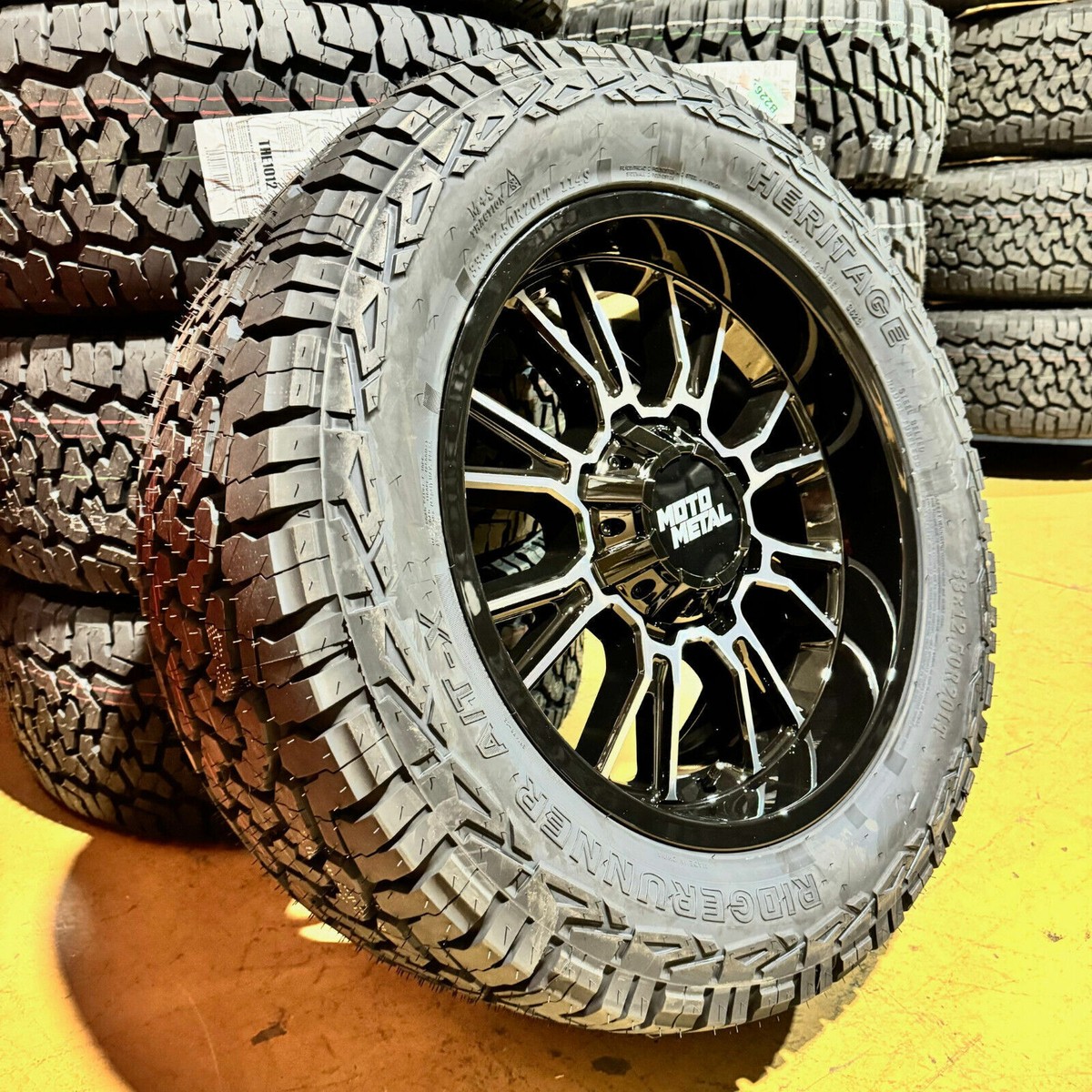 20x9 Black Moto Metal MO810 Legacy Wheels 33 AT Tires 6x5.5 20x9 Black Moto Metal MO810 Legacy Wheels 33 AT Tires 6x5.5