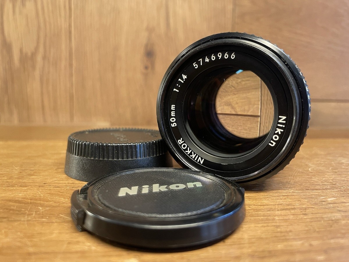 【美品】Nikon ニコン NIKKOR Ai 50mm F1.4 ＃F012 Near Mint* Nikon Ai-s Nikkor 50mm F/1.4 Standard Lens From