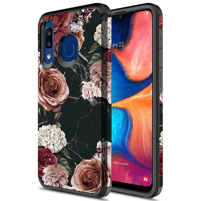 For Samsung Galaxy A21 Hybrid Graphic Fashion Cute Colorful Silicone Case