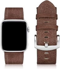 Leather Band for Apple Watch Series 10, 9, 8, 7, 6, 5 - 1, SE for 42/44/45/49mm
